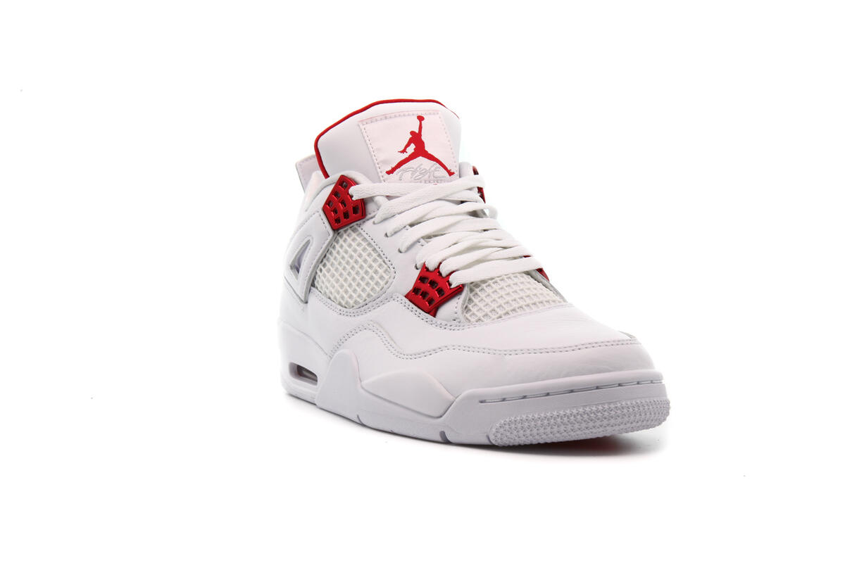 Air jordan 4 outlet retro white and red